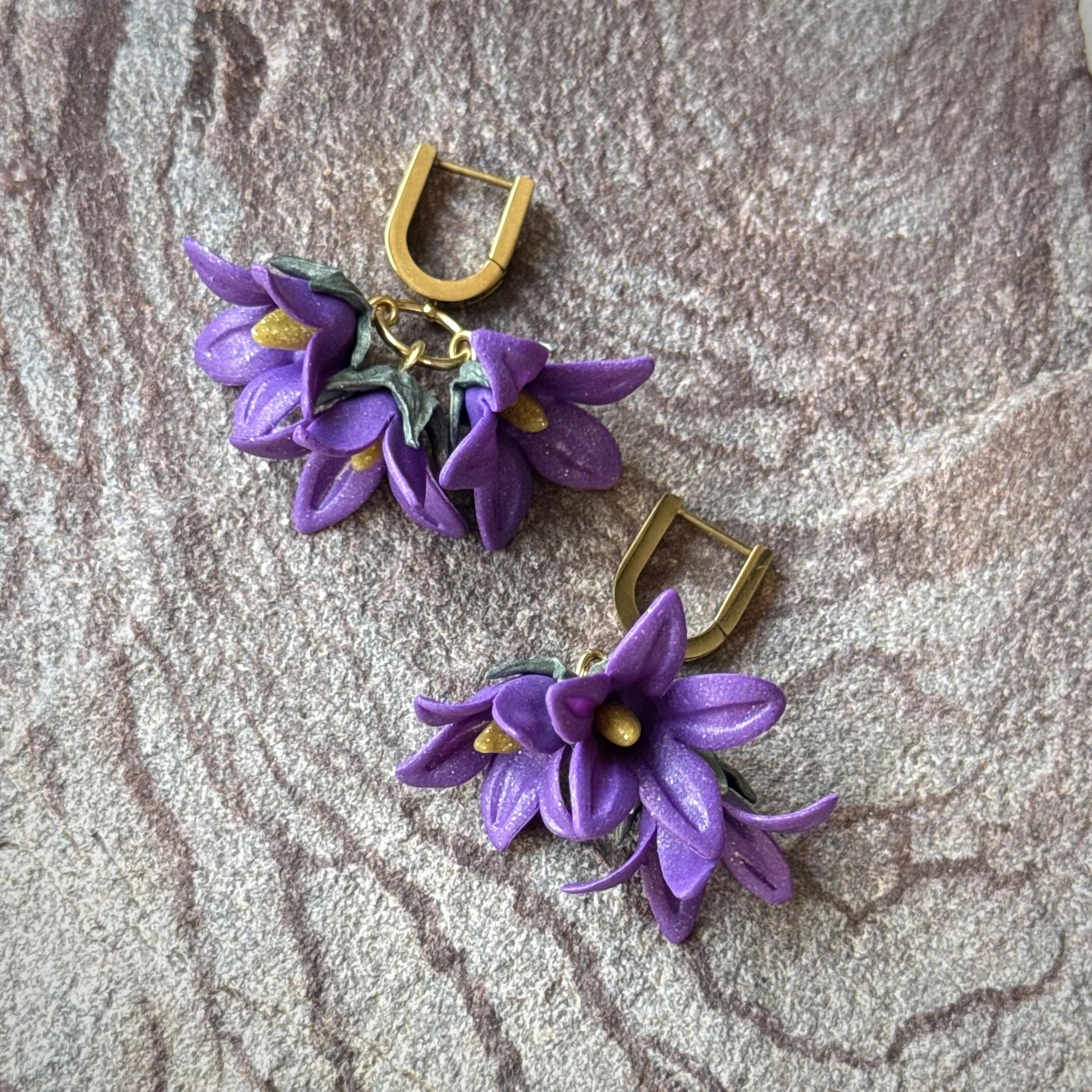 Lovćen Bellflower Earrings