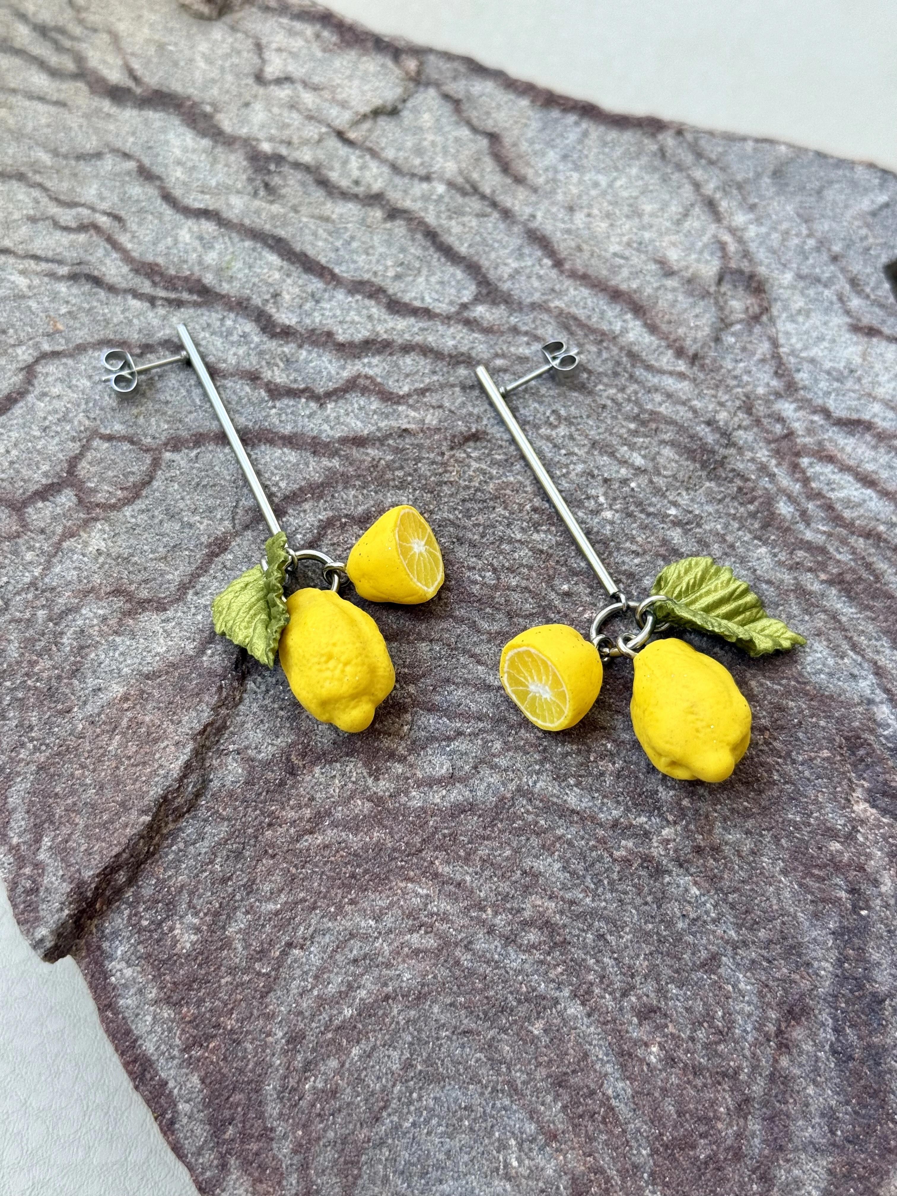 Lemon Earrings