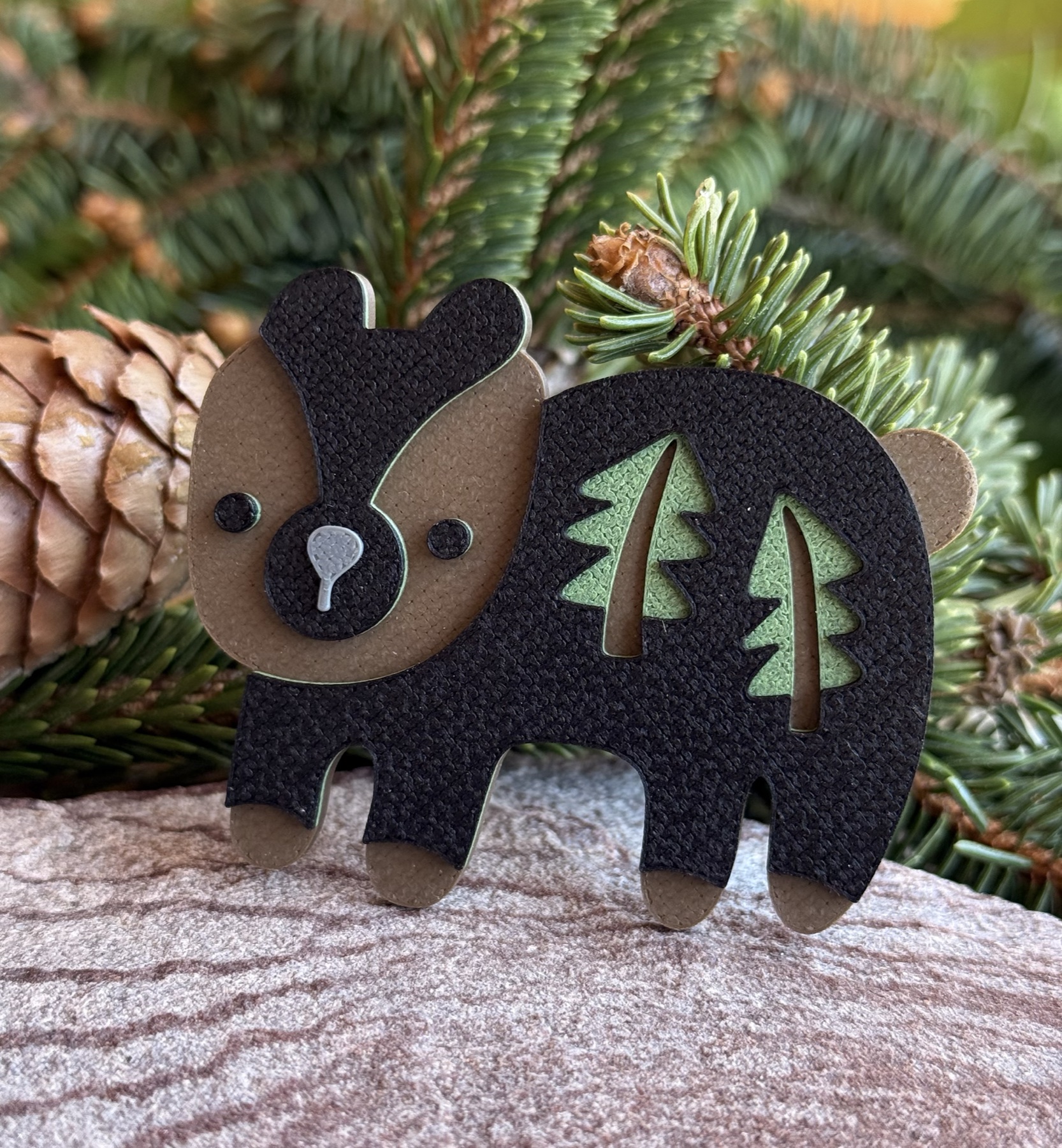 Bear object inspired by the forests of northern Montenegro